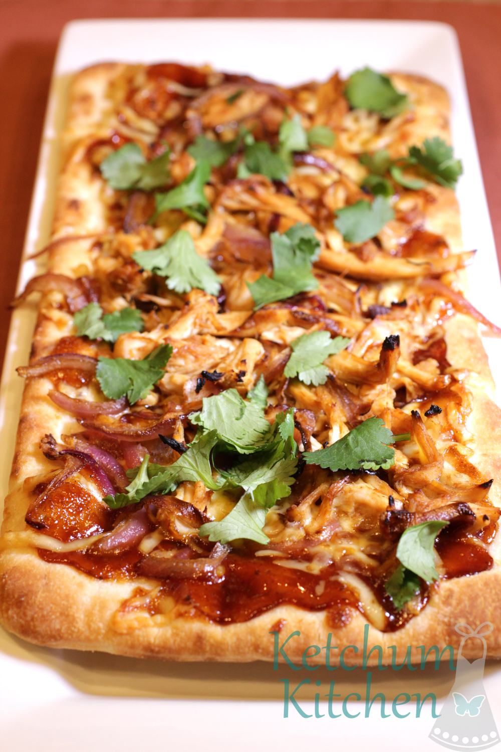 BBQ Chicken Flatbread Pizza - Ketchum Kitchen